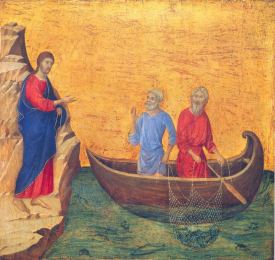 Calling the first disciples - Duccio